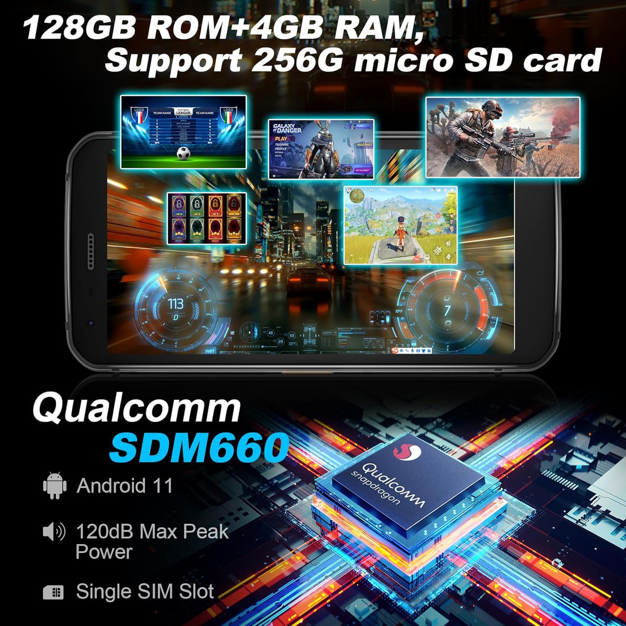 Smartphone S62 128 GB - KATZER