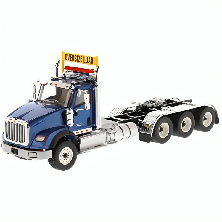 Tracto Camión Tridem International HX620 Azul Escala 1:50 - KATZER
