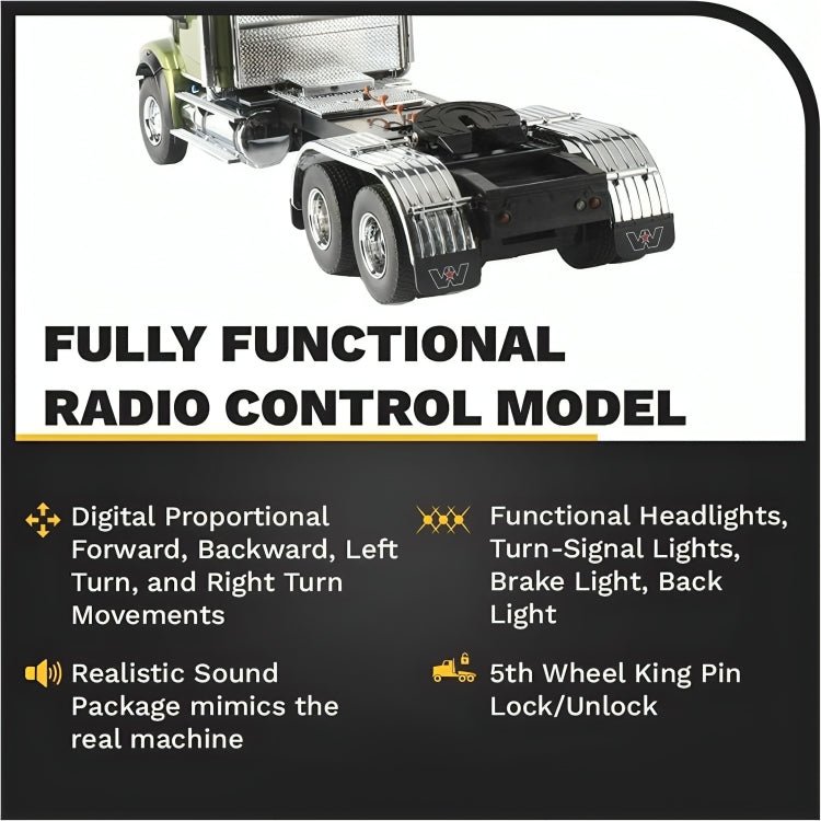 Tracto Camión Western Star 49X Control Remoto Escala 1:16 - KATZER