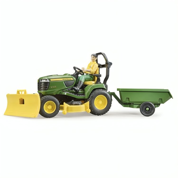 Tractor Cortacésped John Deere X949 & Trabajador Escala 1:16 - KATZER