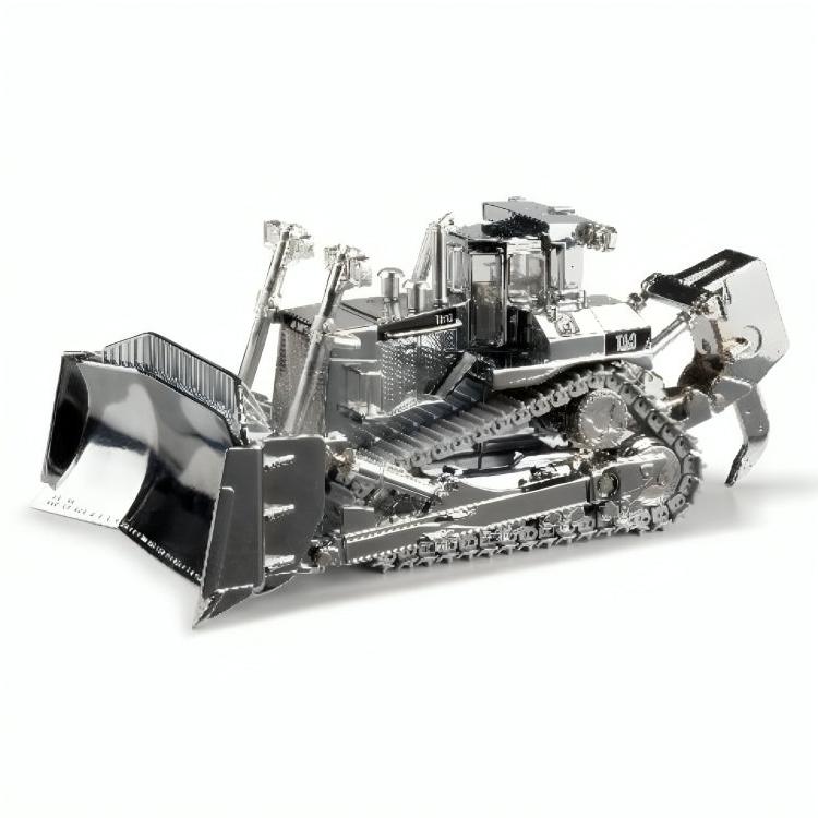 Tractor De Orugas D11T Bañado En Plata Escala 1:50 (Modelo Descontinuado) - KATZER