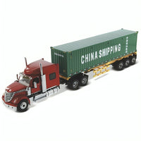 Thumbnail for Tráiler International Lonestar & Container China Shipping 40' Escala 1:50 (Modelo Descontinuado) - KATZER