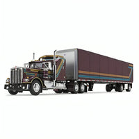 Thumbnail for Tráiler Kenworth W900A Aerodyne 53¨ Escala 1:64 - KATZER