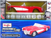 Thumbnail for 1957 Chevrolet Corvette Car (Buildable) Scale 1:24