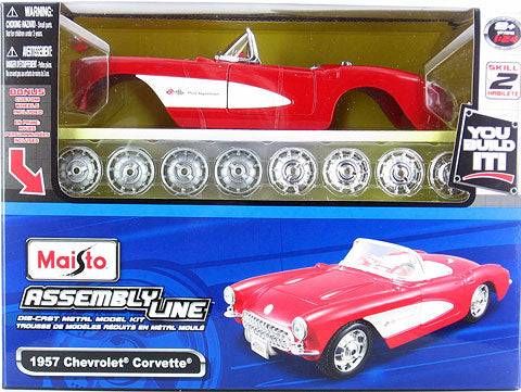 1957 Chevrolet Corvette Car (Buildable) Scale 1:24