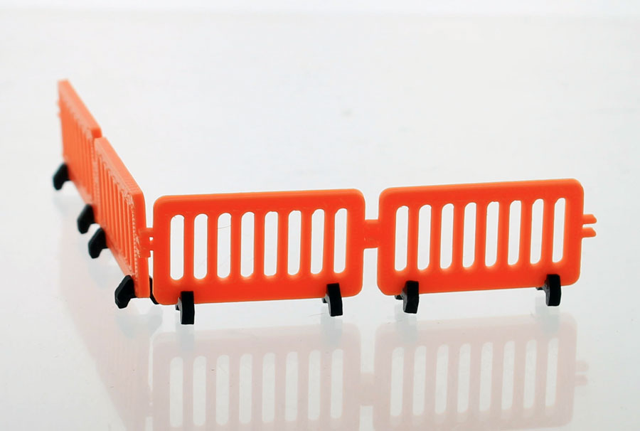 Barricadas Para Peatones (Paquete De 4) Escala 1:50