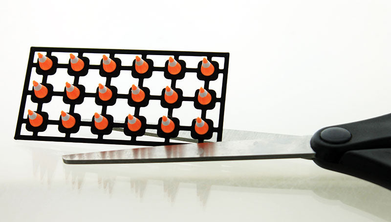 18 Conos De Tráfico Escala 1:50