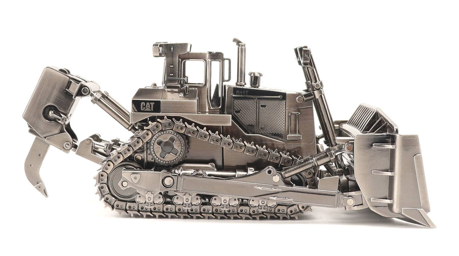 Tractor de Orugas Caterpillar D11T Acabado En Plata Escala 1:50 (Pre - Venta)