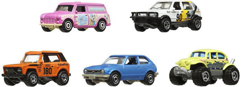 Set De 5 Autos Retro Matchbox Escala 1:64