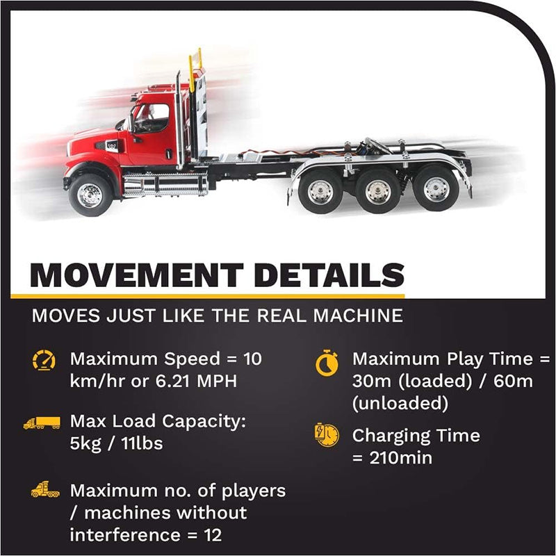 Cama Baja Western Star 49X Control Remoto Escala 1:16