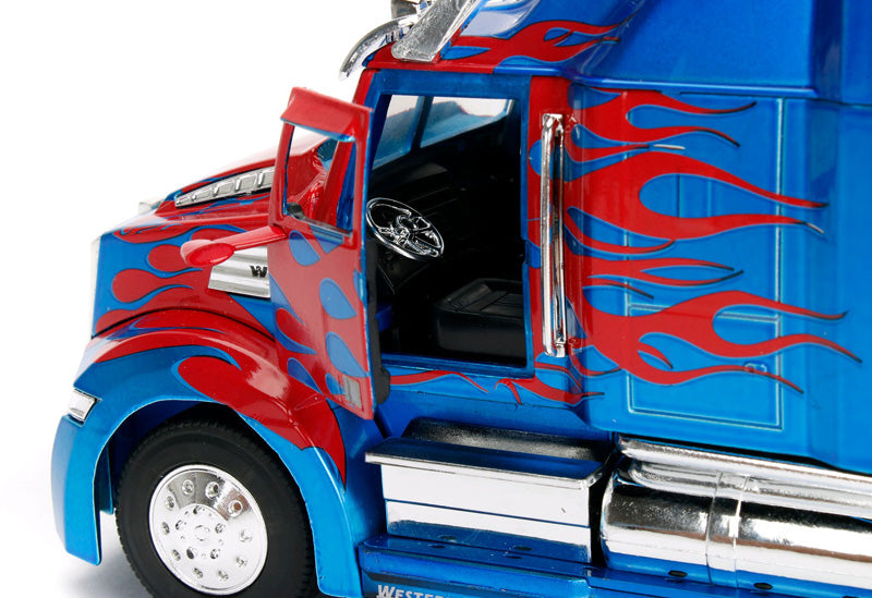 Tracto Camión Western Star 5700 XE Optimus Prime Escala 1:24