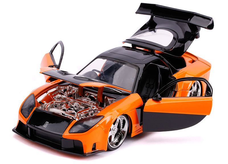Auto Mazda RX-7 Año 1995 Rápidos & Furiosos Tokyo Drift Escala 1:24 (Pre - Venta)