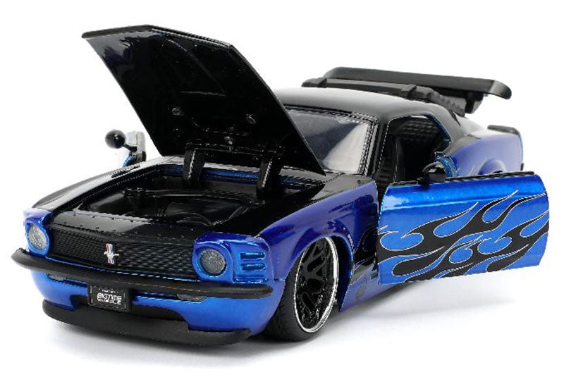 Auto Ford Mustang Año 1970 Boss 429 BigTime Muscle Escala 1:24 (Modelo Descontinuado)