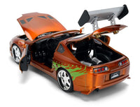 Thumbnail for Auto Toyota Supra Año 1995 Escala 1:24 Edición del 25.º Aniversario De Rápidos Y Furiosos (Pre - Venta)