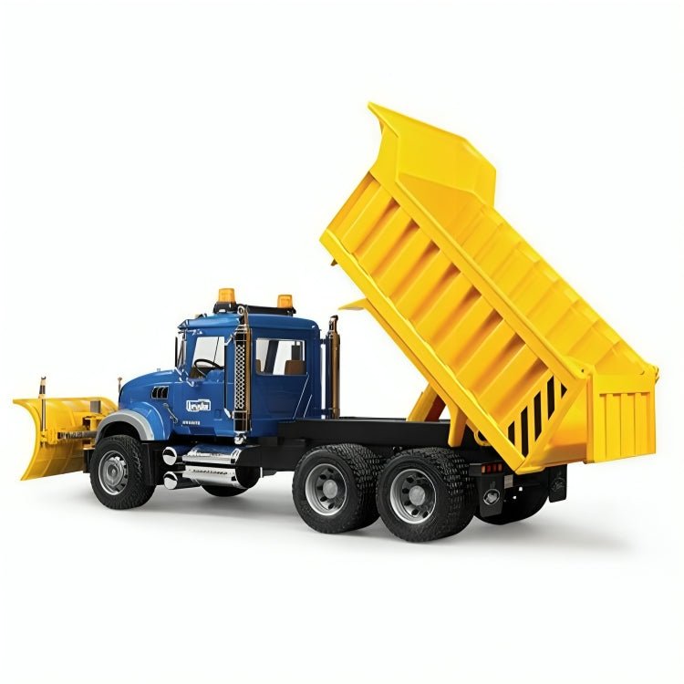 Volquete Mack Granite Con Pala Quitanieves Escala 1:16 - KATZER