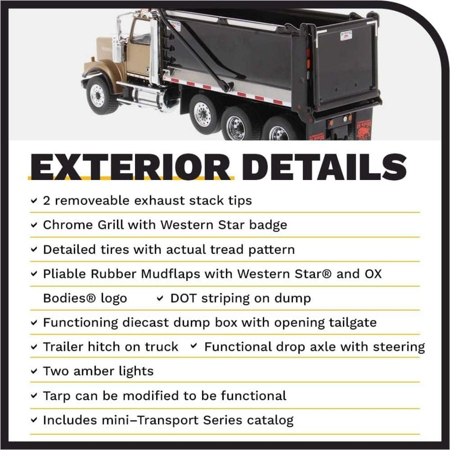 Volquete Western Star 4700 Escala 1:50 - KATZER