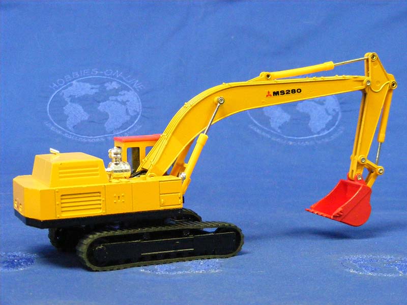 Excavadora De Orugas Mitsubishi MS280 Escala 1:48 (Modelo Descontinuado)
