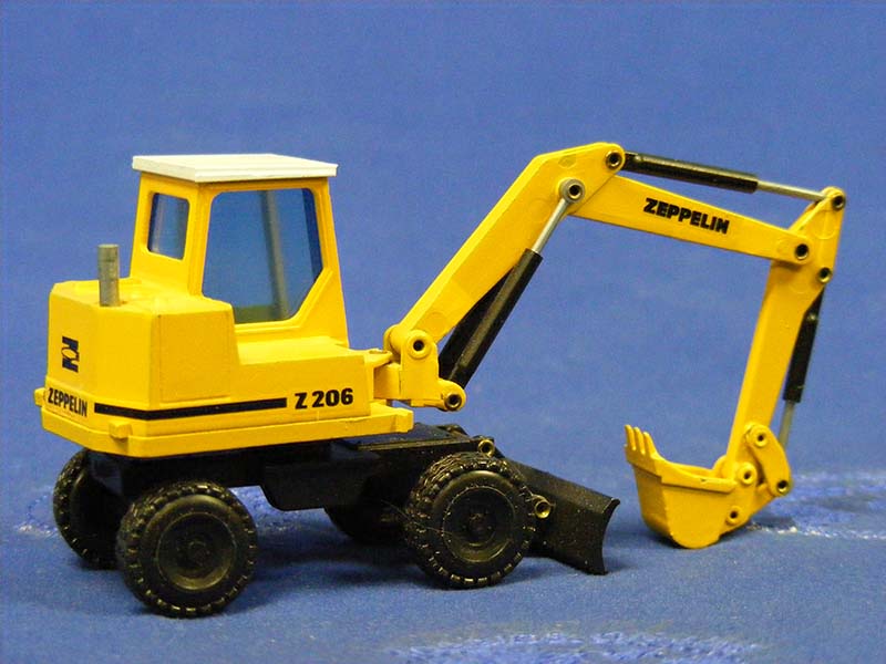 Excavadora De Ruedas Zeppelin Z 206 Escala 1:50 (Modelo Descontinuado)