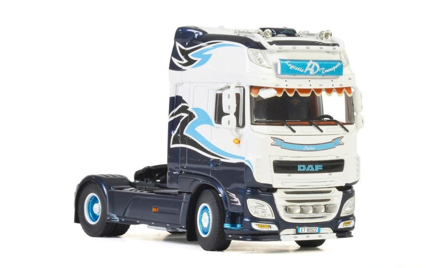 01-2248 Tracto DAF XF Super Space LD Transport Escala 1:50 (Modelo Descontinuado) - KATZER