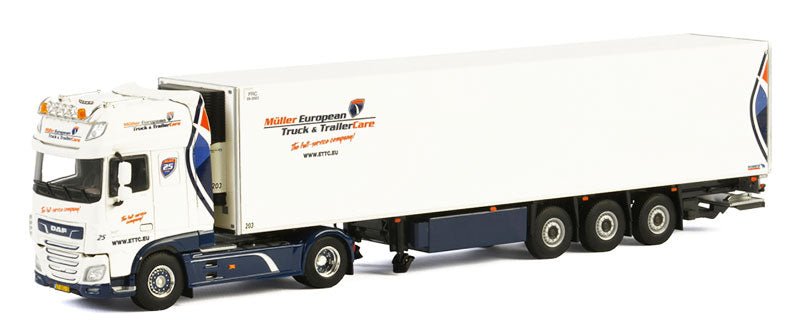 01-2479 Tráiler Meetc DAF XF Space Cab 4X2 MY2017 Escala 1:50 (PRE-VENTA) - KATZER