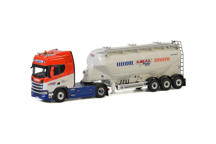 01-2905 Tráiler Scania R CR2OH O.ME.P.S Escala 1:50 (Modelo Descontinuado) - KATZER