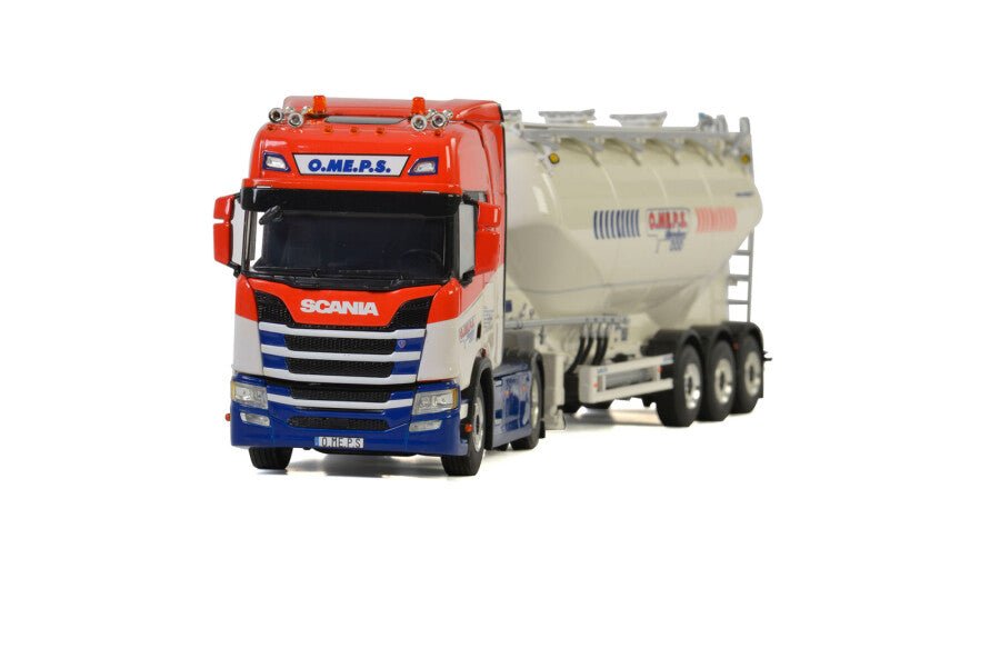 01-2905 Tráiler Scania R CR2OH O.ME.P.S Escala 1:50 (Modelo Descontinuado) - KATZER