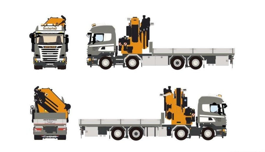 01-3531 Camión Grúa Scania 8X4 Affolter Escala 1:50 (Pre Venta) - KATZER