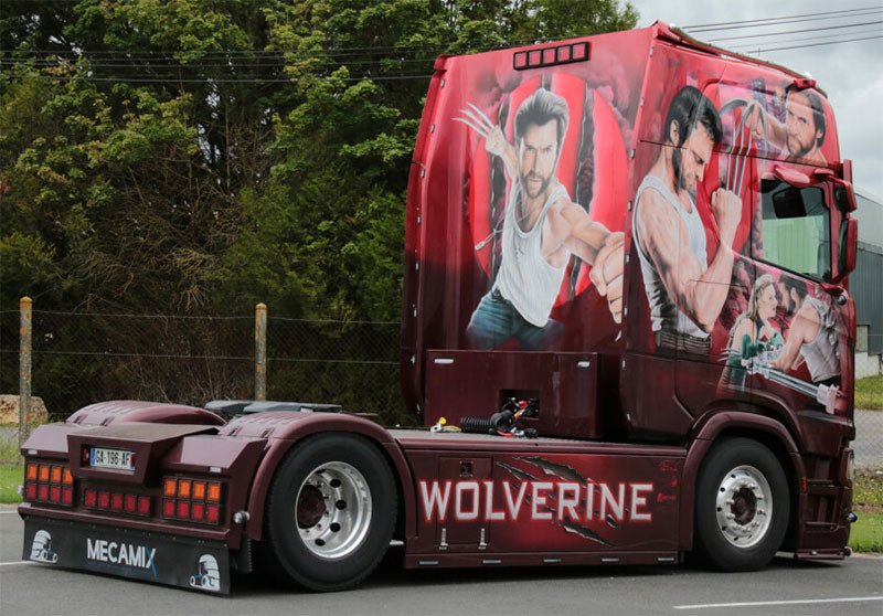 01-3643 Tracto Scania CS20H Beau Wolwerine Escala 1:50 - KATZER