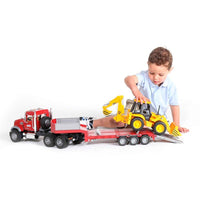 Thumbnail for 02813 Cama Baja Mack Granite & Retroexcavadora JCB Escala 1:16 - KATZER
