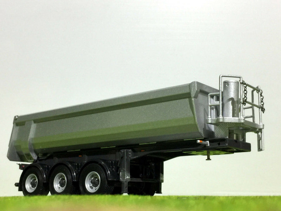 03-2000 Plataforma Tolva Half Pipe Tipper Trailer- 3 Axle Escala 1:50 - KATZER
