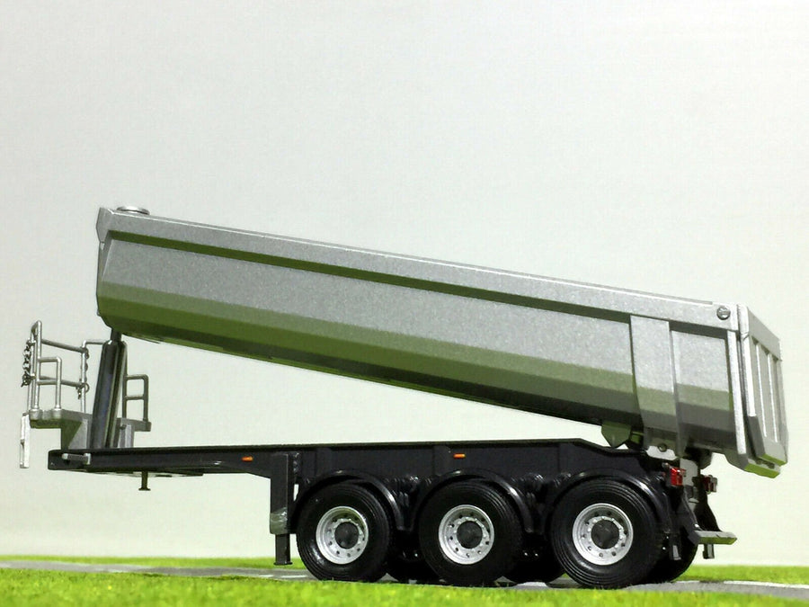 03-2000 Plataforma Tolva Half Pipe Tipper Trailer- 3 Axle Escala 1:50 - KATZER