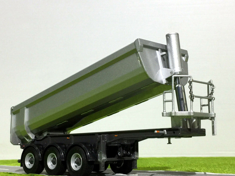 03-2000 Plataforma Tolva Half Pipe Tipper Trailer- 3 Axle Escala 1:50 - KATZER