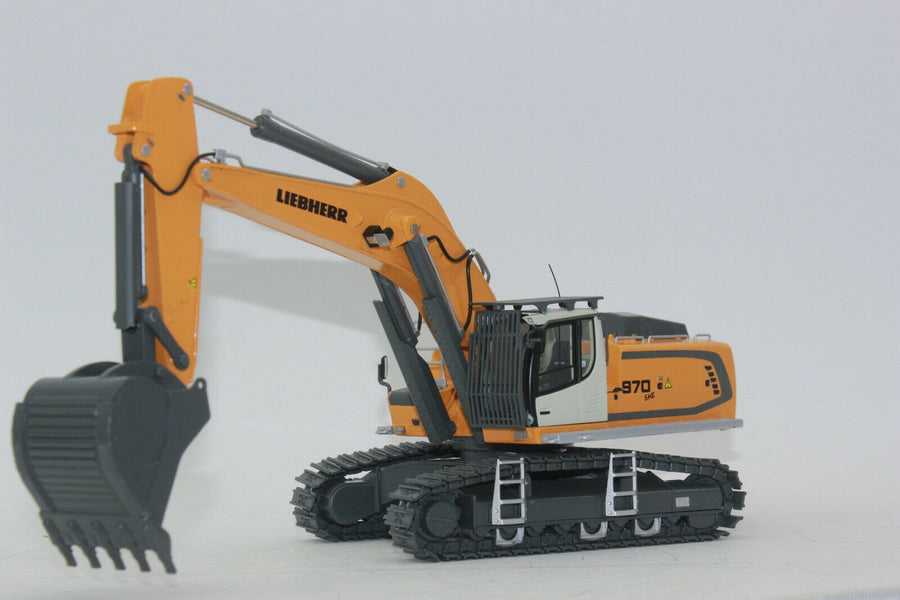 04-1047 Excavadora De Orugas R970 Liebherr Escala 1:50 - KATZER