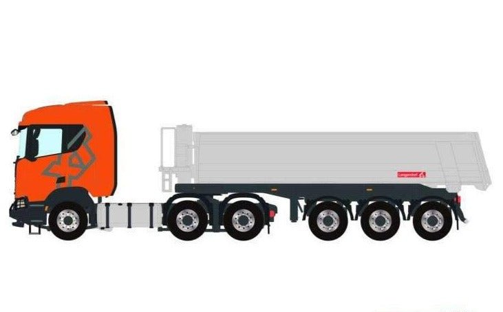 04-2121 Tráiler Scania XT R CR20N 6X4 Escala 1:50 (Modelo Descontinuado) - KATZER