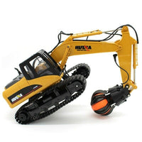 Thumbnail for Excavadora Control Remoto Huina Escala 1:14