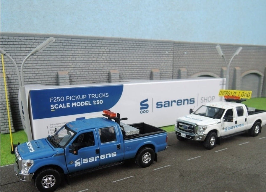 20-1042 2 Camionetas Ford F250 Sarens Escala 1:50 - KATZER