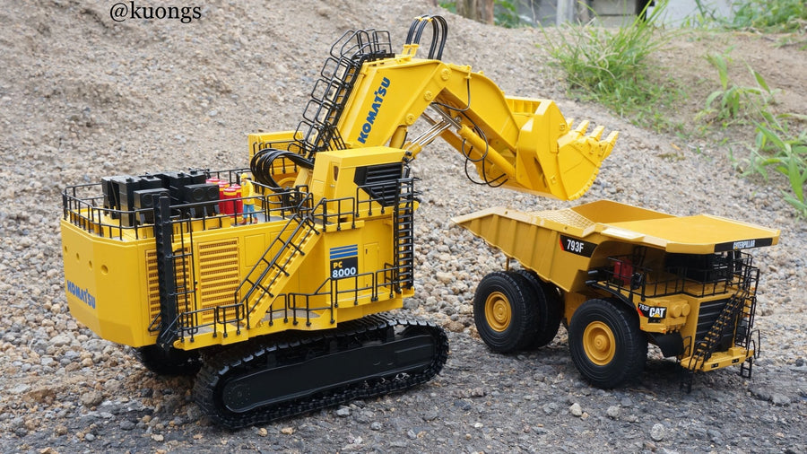 25026 Pala Minera Diesel Komatsu PC8000-6 Escala 1:50 - KATZER