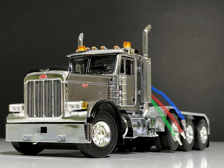 33-2015 Tracto Peterbilt 379 Plateado Escala 1:50 - KATZER
