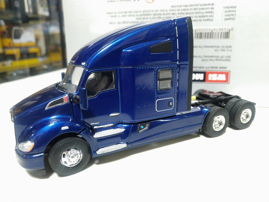 33-2027 Tracto Kenworth T680 Azul Escala 1:50 - KATZER