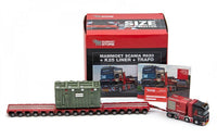 Thumbnail for 410214 Remolque Especial Mammoet - Scania R620 with K25 18 Liner Trailer and Trafo Transformer Load Escala 1:50 - KATZER