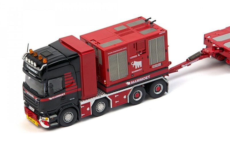 410214 Remolque Especial Mammoet - Scania R620 with K25 18 Liner Trailer and Trafo Transformer Load Escala 1:50 - KATZER