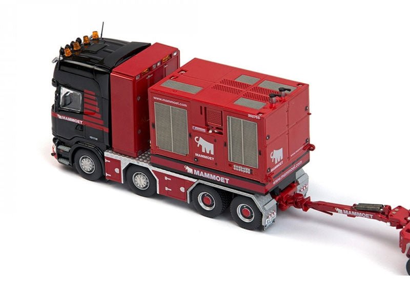 410214 Remolque Especial Mammoet - Scania R620 with K25 18 Liner Trailer and Trafo Transformer Load Escala 1:50 - KATZER