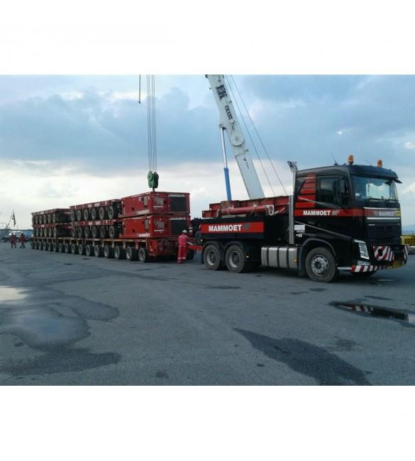 410231 Tracto Volvo Mammoet FH4 6X4 + Ballastbox Escala 1:50 - KATZER