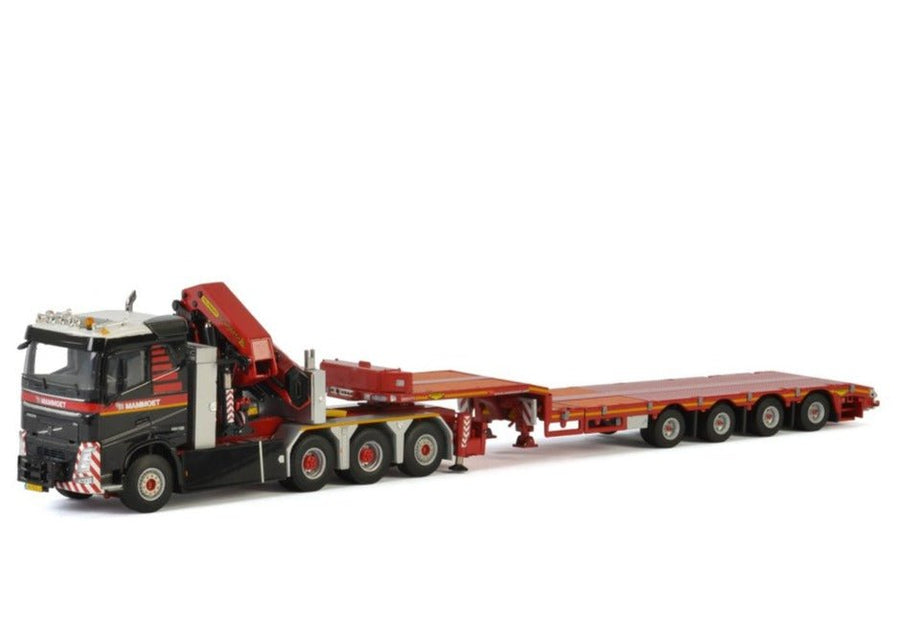 410330 Cama Baja Volvo Mammoet FH4 8X4 + 4 Axle LowLoader Escala 1:50 - KATZER