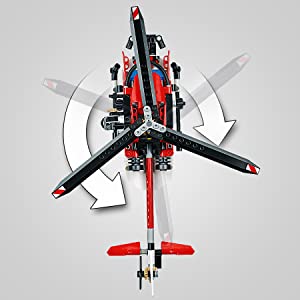 42092 LEGO Technic Helicóptero Rescue (325 Piezas) - KATZER