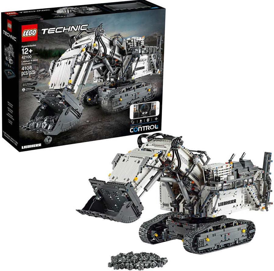 42100 LEGO Technic Liebherr R9800 Excavator Building Kit (4,108 Pieces) - KATZER