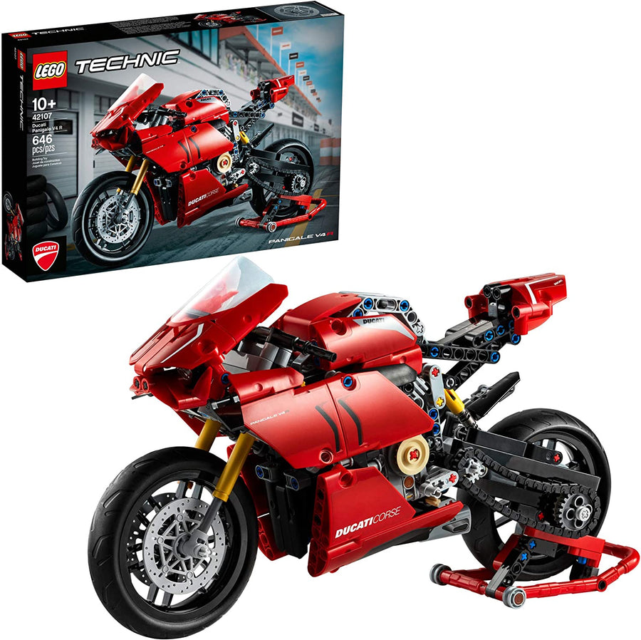 42107 LEGO Technic Motocicleta Ducati Panigale V4 R (646 Piezas) - KATZER