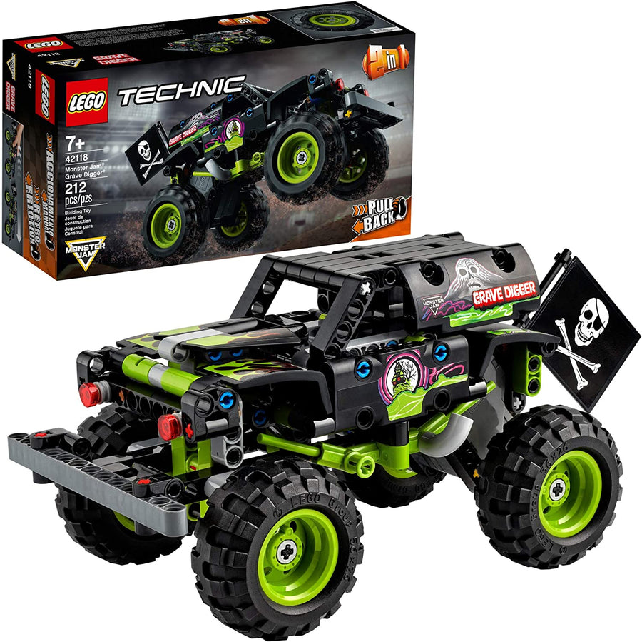 42118 LEGO Technic Auto Monster Jam Grave Digger (212 Piezas) - KATZER