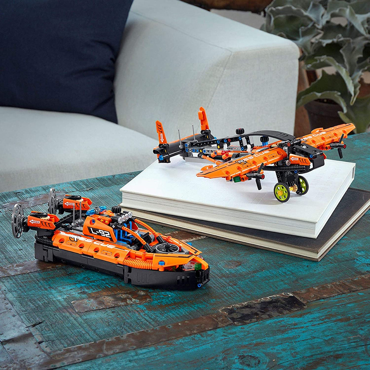 42120 LEGO Technic Lancha Aerodeslizador De Rescate (457 Piezas) - KATZER