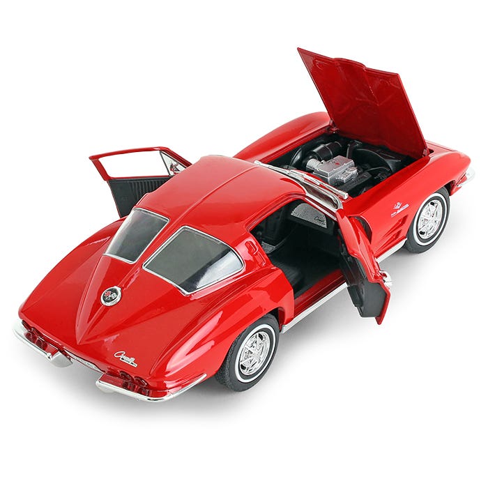 49-0426B7 Auto Chevrolet 1963 Corvette Escala 1:24 - KATZER